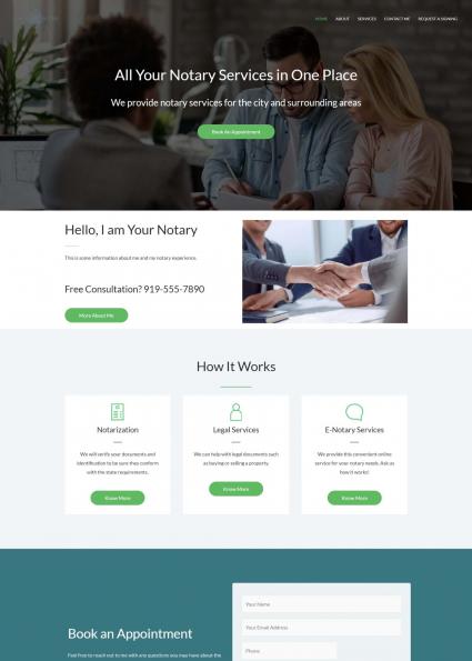Theme One template