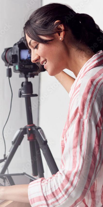 Photographer taking pictures
