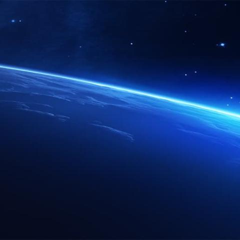 Earth from orbit